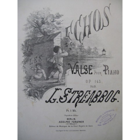 STREABBOG Louis Les Echos Piano ca1880