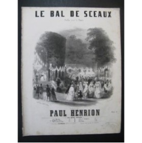 HENRION Paul Le Bal des Sceaux Piano ca1850