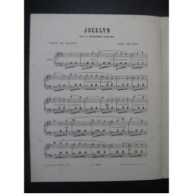 MILTON Carl Jocelyn Piano ca1890