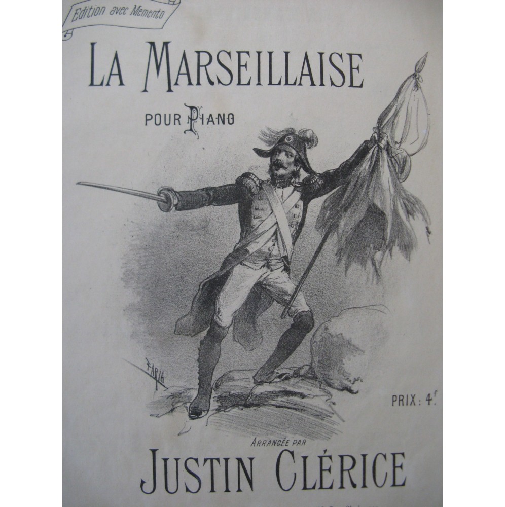 CLÉRICE Justin La Marseillaise Piano