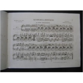 BOHLMAN SAUZEAU Henri Le Roi des Montagnes Piano ca1844