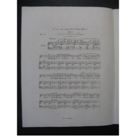 CLAPISSON Louis C'est un souvenir d'autrefois Chant Piano ca1830