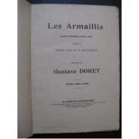 DORET Gustave Les Armaillis Opéra Chant Piano 1906