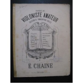 CHAINE Eugène Rigoletto de Verdi Violon Piano 1865