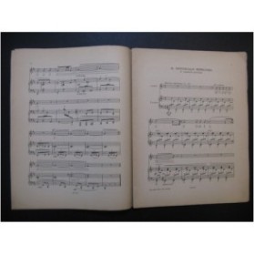 DE FALLA Manuel Siete Canciones 7 Chansons Piano Chant 1922