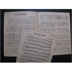DOLMAIRE A. Polka des Copions Violon Piano XIXe