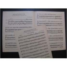 PHILLIPS Sid Rhapsodette Saxophone Piano 1931