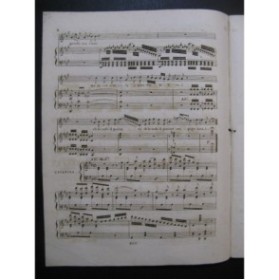 ROSSINI G. La Pietra di Paragone Scene Chant Piano ou Harpe ca1820