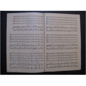 STRAUSS Johann Le Beau Danube Bleu Piano Chant 1909
