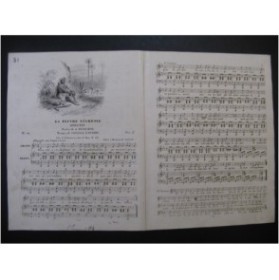 LABARRE Théodore La Pauvre Négresse Chant Piano ca1834