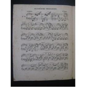 CRAMER Henri Irlandische Volkslieder Piano XIXe siècle