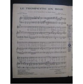 SCOTTO Vincent Le Trompette en Bois Piano Chant 1924