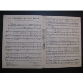 SCOTTO Vincent Le Trompette en Bois Piano Chant 1924
