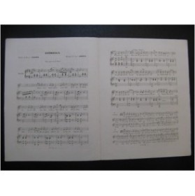 ABADIE Louis Estrella Chant Piano ca1845