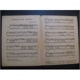 GOLDBERG Phil. et MAGINE Frank Venetian Moon Piano 1920