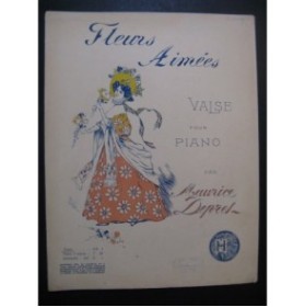 DEPRET Maurice Fleurs Aimées Piano 1901