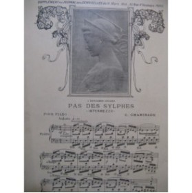 CHAMINADE Cécile Pas des Sylphes Piano 1910