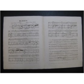 ARNAUD Etienne Ma Brunette Chant Piano ca1850