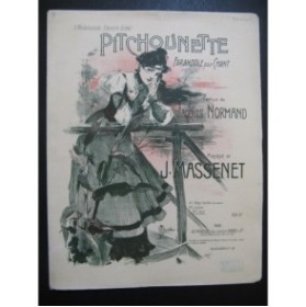 MASSENET Jules Pitchounette Chant Piano 1897