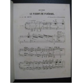 HESS J. Ch. Le Pardon de Ploërmel Piano ca1860