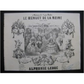 LEDUC Alphonse Le Menuet de la Reine Piano ca1850