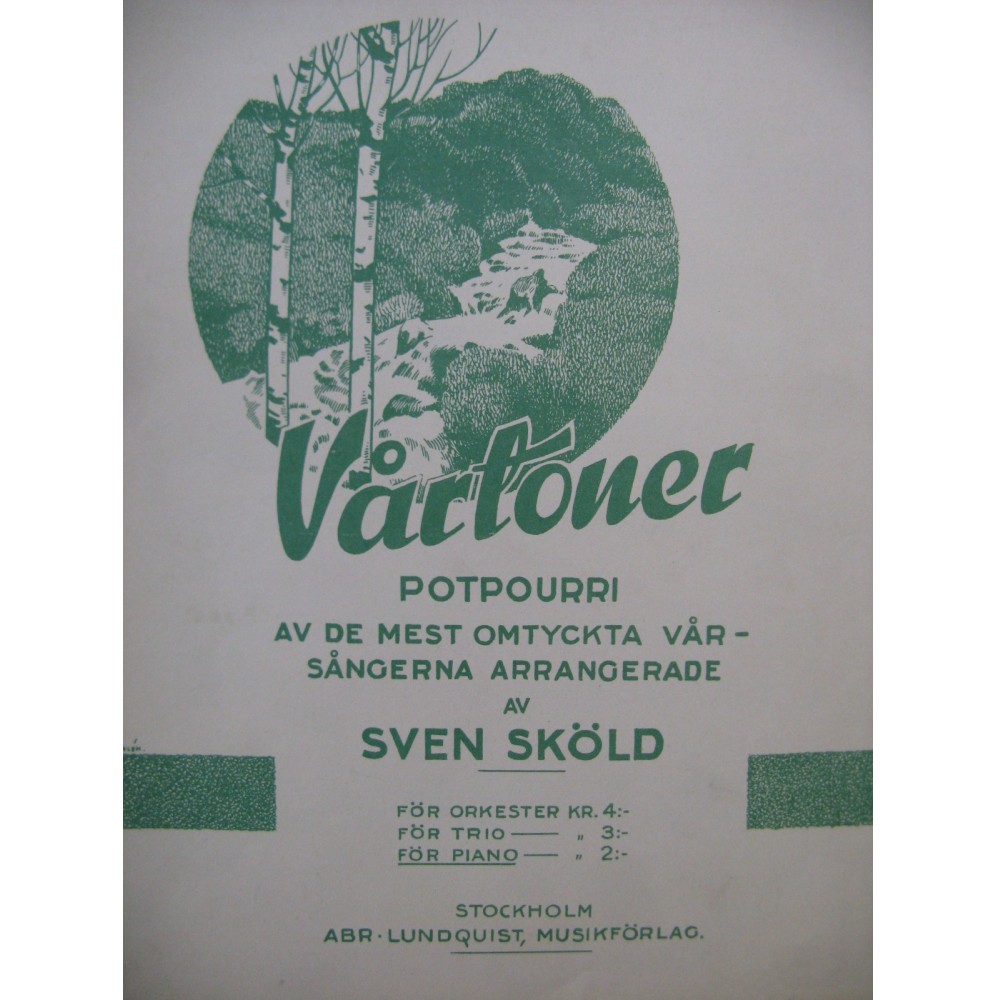 SKOLD Sven Vartoner Pot Pourri Piano