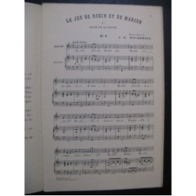 DE LA HALLE Adam Le Jeu de Robin et de Marion 1275 Opéra Chant Piano