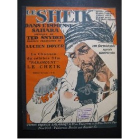 SNYDER Ted Le Sheik of Araby Piano 1921