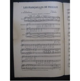 DIODET L. Fiançailles de Pierrot Chant Piano
