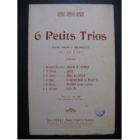 GOUNOD Charles Adagio Trio Piano Violon Violoncelle ca1907
