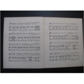 ZELLER Carl Sei nicht bös Chant Piano 1894