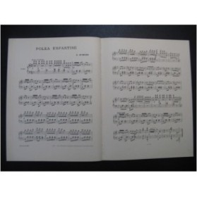 AUBERT Gaston Polka Enfantine Piano 1908
