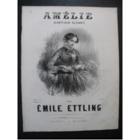 ETTLING Émile Amélie Piano XIXe siècle