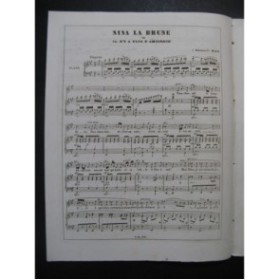 PUGET Loïsa Nina la Brune Chant Piano ca1850