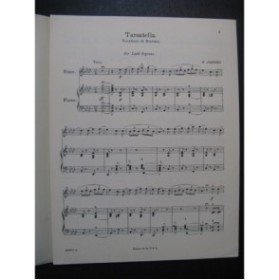 PANOFKA E. Tarentella Chant Piano