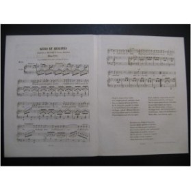 NADAUD Gustave Rêves et Réalités Chant Piano XIXe siècle