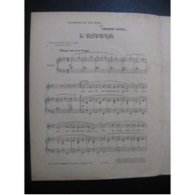 BOTREL Théodore L'Espéré Chant Piano ca1900