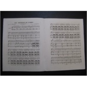 LHUILLIER E. Des Nouvelles de l'Armée Chant Piano ca1850