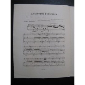 D'ALBANO Gaston La Comtesse D'Orbelles Chant Piano ca1850