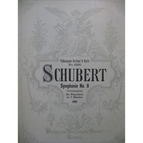 SCHUBERT Franz Symphonie No 8 Piano