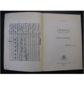 ROSSINI G. Armida Opéra Chant Piano 1979