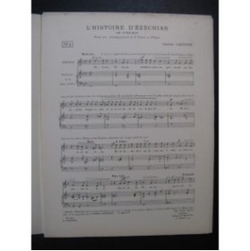 CARISSIMI Giacomo 6 Pièces pour Chant Orgue 1918