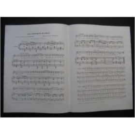 MANGEANT Sylvain Les Cheveux Blancs Chant Piano ca1850