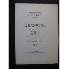 GUIRAUD Ernest Carnaval Piano 4 mains ca1900