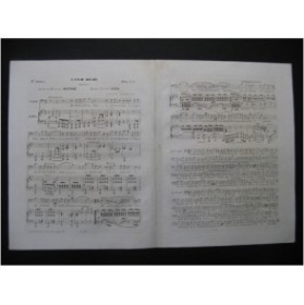 VOGEL Adolphe L'Ange Déchu Nanteuil Piano Chant ca1840