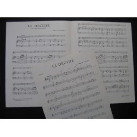 ETGEN Marcel Le Décidé Violon Piano 1961