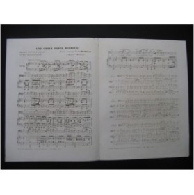 HOCMELLE Edmond La Croix Porte Bonheur Chant Piano ca1850