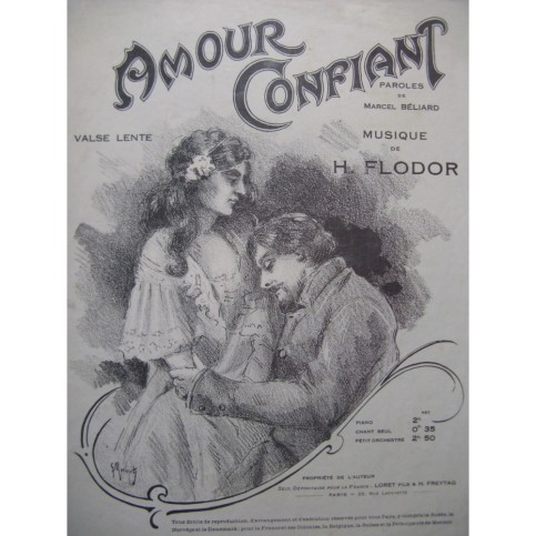 FLODOR H. Amour Confiant Piano
