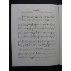 MEMBRÉE Edmond L'Aumône Chant Piano ca1847