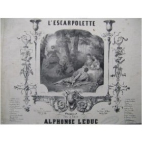 LEDUC Alphonse L'Escarpolette Piano ca1850